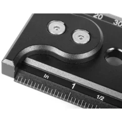 WEN ME812R 12-Inch Measuring Ruler With Hook Stop