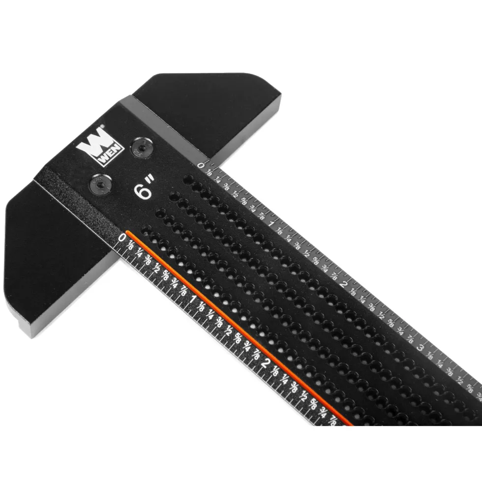 WEN ME806R 6-Inch T-Shaped Marking Ruler