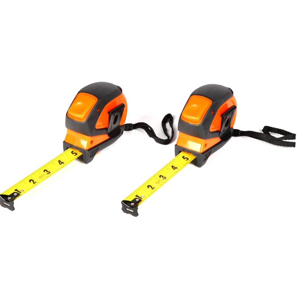 WEN ME425T-2 25-Foot Measuring Tape with Automatic Brake and Dual-Release Triggers, Two Pack