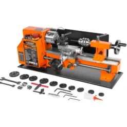 WEN ML712 Variable Speed 7-by 12-Inch Two Direction Benchtop Metal Lathe