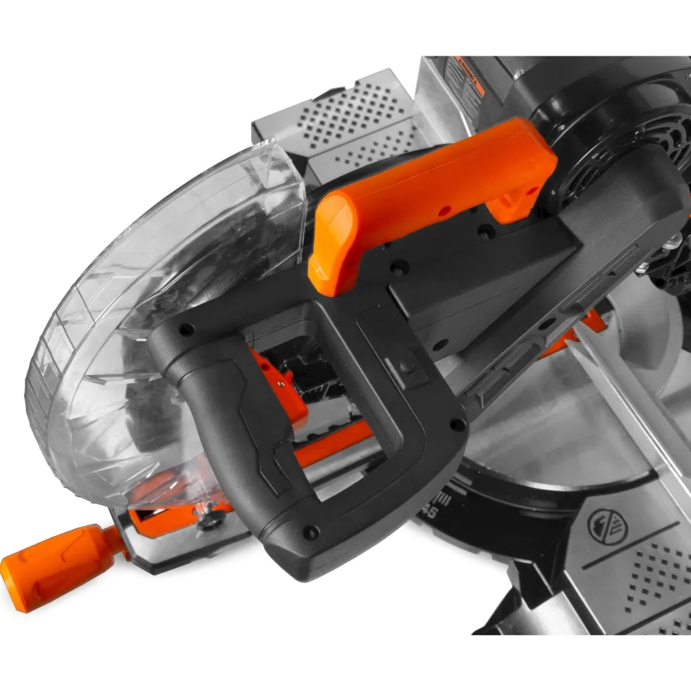 WEN MM1213T 15-Amp 12-Inch Dual-Bevel Sliding Compound Miter Saw with Laser