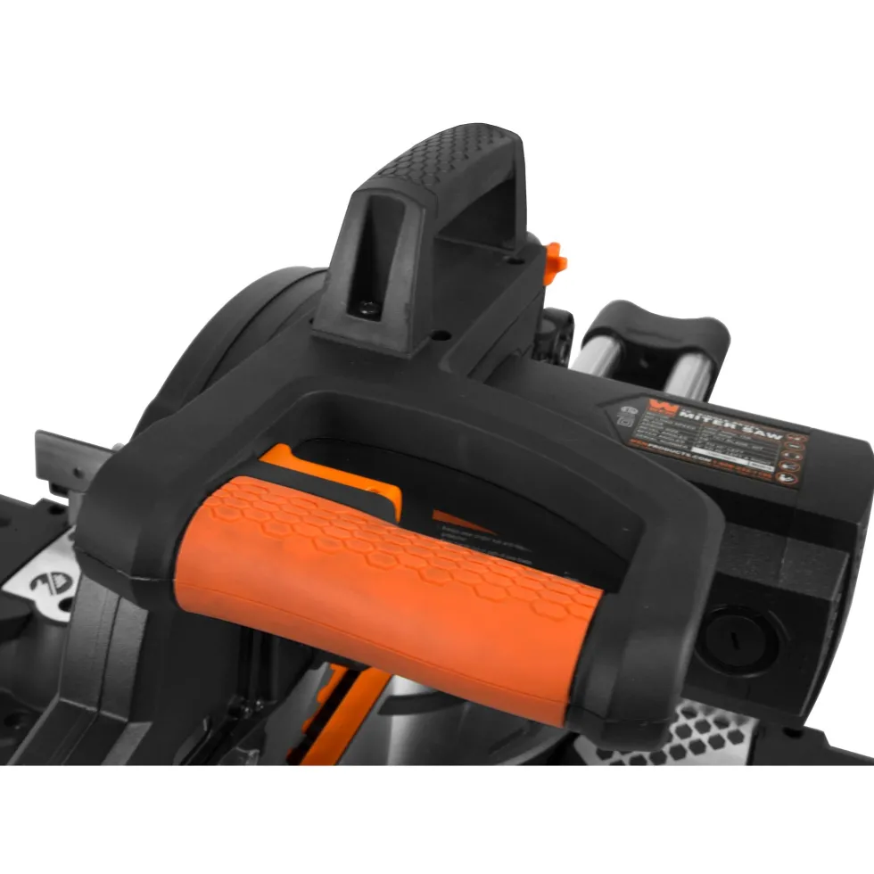 WEN MM1011T 15-Amp 10-Inch Single Bevel Compact Sliding Compound Miter Saw with Laser