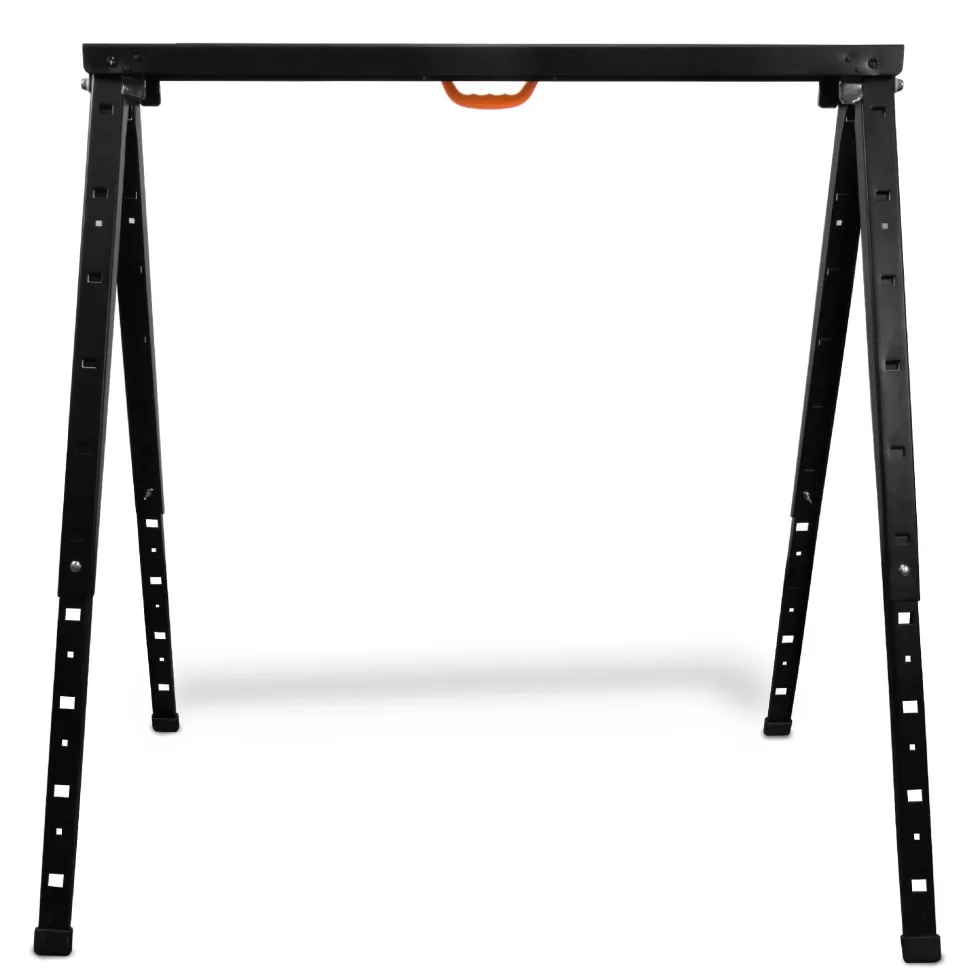 WEN MSA15 38-Inch Folding Height Adjustable Steel Saw Horse, 1500-Pound Capacity