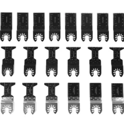 WEN MTB020 20-Piece Oscillating Multi-Tool High Carbon Steel and Bi-Metal Assorted Blade Set