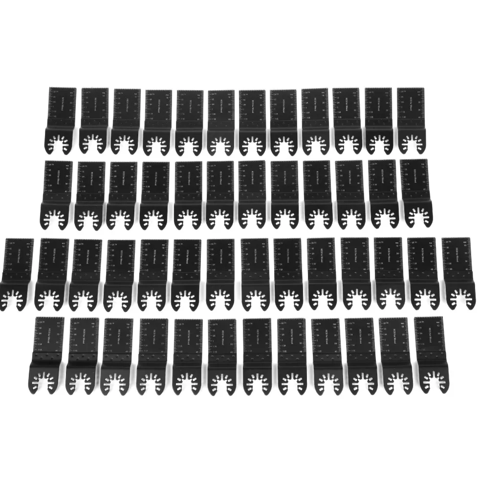 WEN MTB050 50-Piece Oscillating Multi-Tool High Carbon Steel 34mm Wood Blade Set