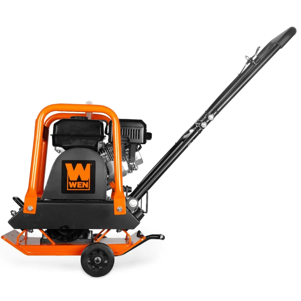 WEN 56012 Plate Compactor, 7HP, 212cc, with Wheel Kit and 4496-Pound Compaction Force