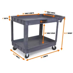 WEN 73004 500-Pound Capacity Service Cart (36 in. x 24 in.)