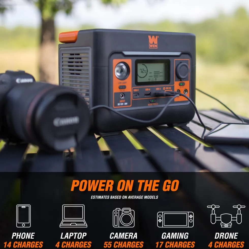 WEN PP300i 300-Watt 269Wh Lithium-Ion Power Station and Battery-Powered Inverter Generator