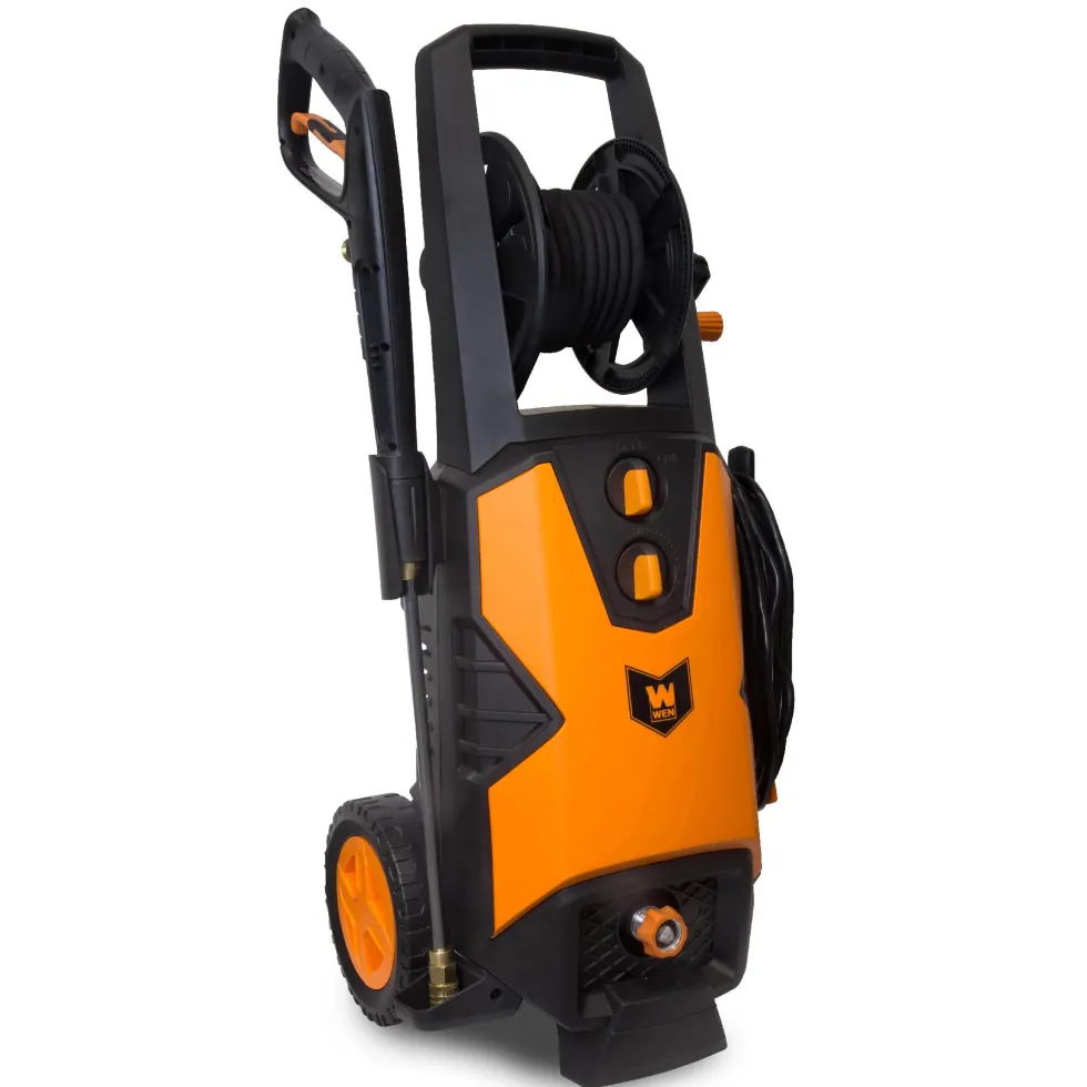 WEN PW21 2030 PSI 1.76 GPM 14.5-Amp Electric Pressure Washer with Variable Detergent and Hose Reel