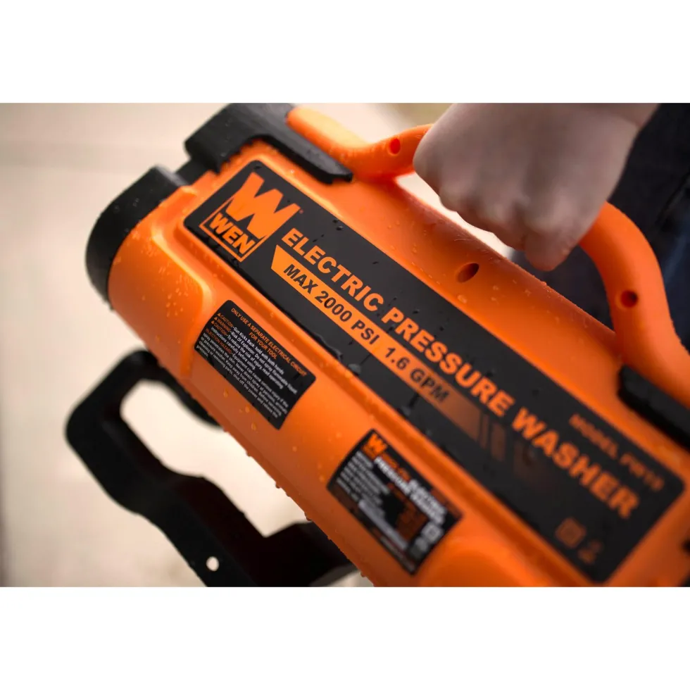 WEN PW1900 2000 PSI 1.6 GPM 13-Amp Variable Flow Electric Pressure Washer