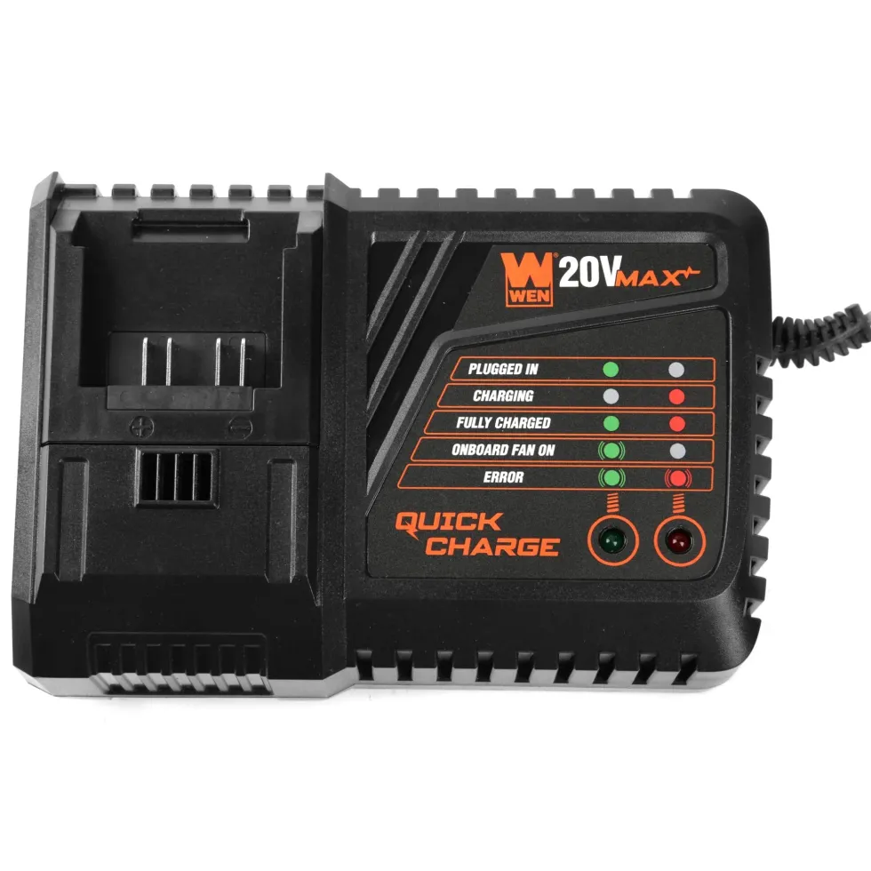 WEN 20201Q 20V Max 5-Amp Lithium-Ion Battery Quick Charger