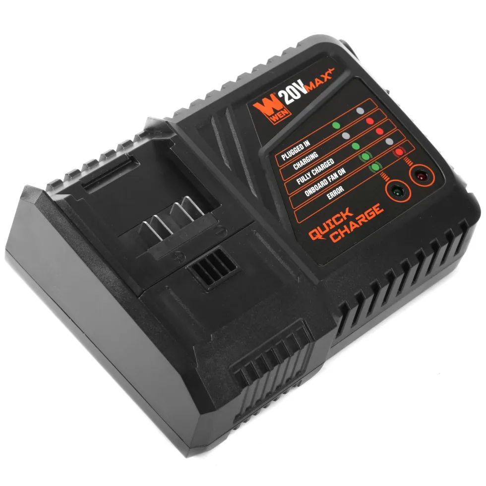 WEN 20201Q 20V Max 5-Amp Lithium-Ion Battery Quick Charger