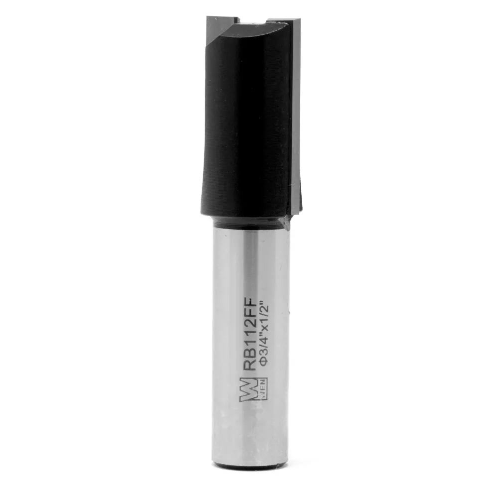 WEN RB112FF 3/4 in. Straight 2-Flute Carbide-Tipped Router Bit with 1/2 in. Shank