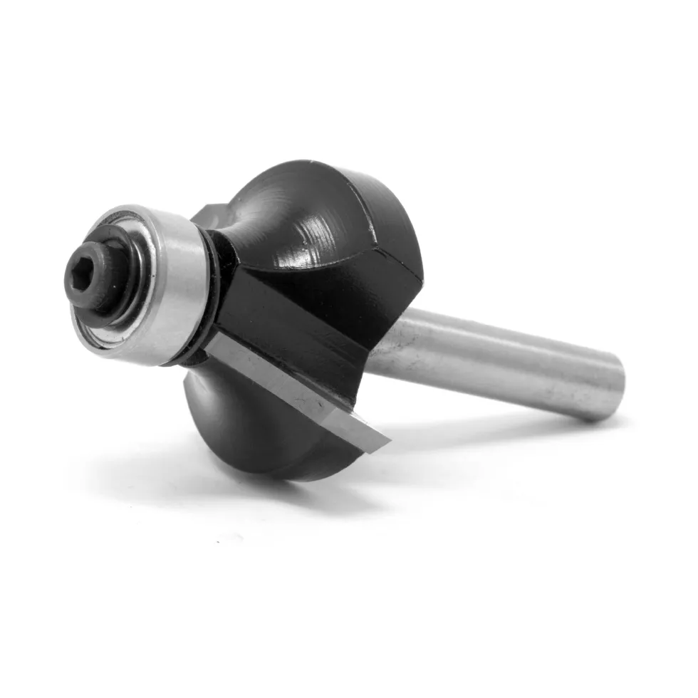 WEN RB602RD 1-1/8 in. Roundover Carbide-Tipped Router Bit with 1/4 in. Shank