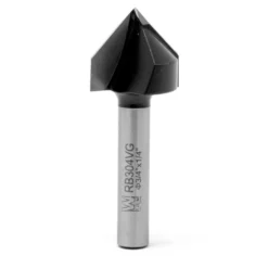 WEN RB304VG 3/4 in. V-Groove Carbide-Tipped Router Bit with 1/4 in. Shank