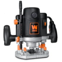 WEN RT6033 15-Amp Variable Speed Plunge Woodworking Router Kit with Carrying Case and Edge Guide