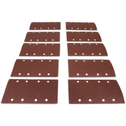 WEN 6313SP240 Electric 1/3 Sheet Sander 240-Grit Hook and Loop Sandpaper (10-Pack)