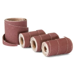 WEN 65910SP40 40-Grit 10-Inch Pre-Cut Ready-to-Wrap Drum Sander Sandpaper, 4-Pack