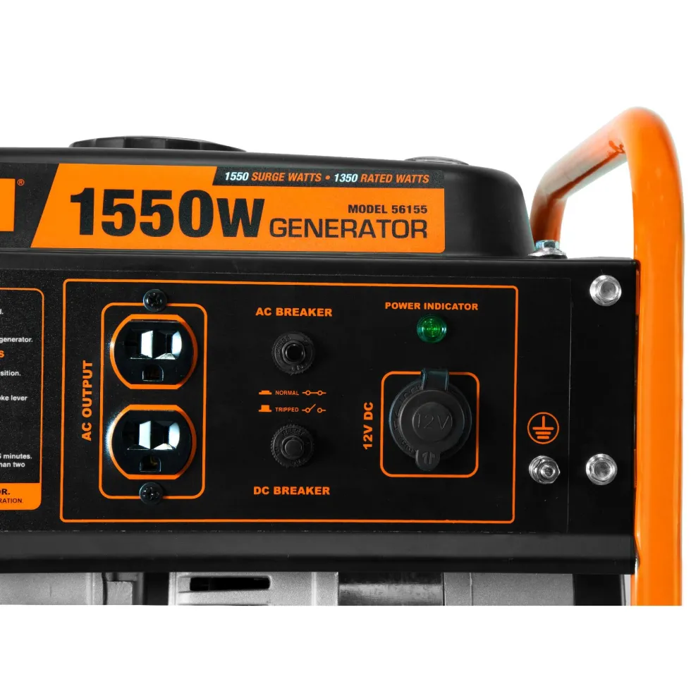 WEN 56155 4-Stroke 98cc 1550-Watt Portable Power Generator