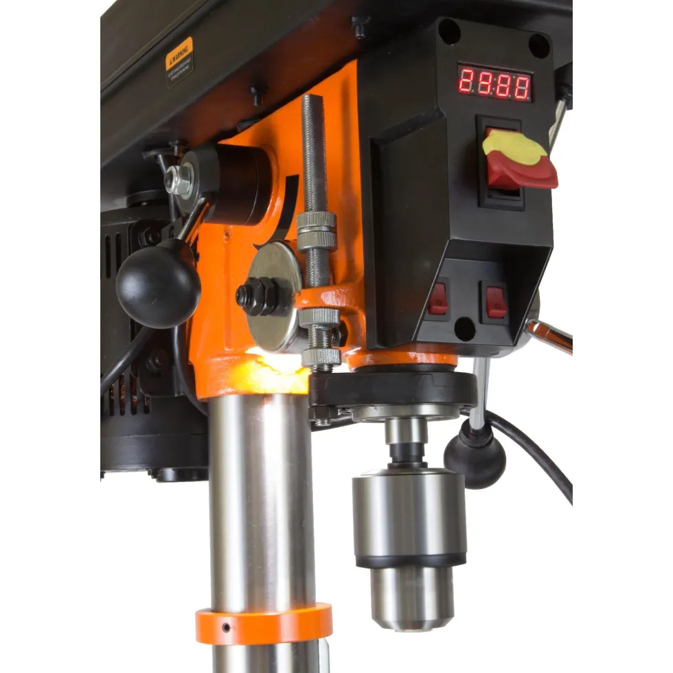 WEN 4214T 5-Amp 12-Inch Variable Speed Cast Iron Benchtop Drill Press with Laser and Work Light