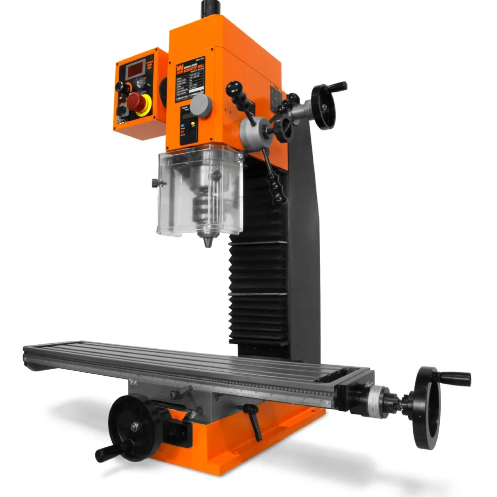 WEN 33075T 11-Amp Variable Speed 16-Inch Benchtop Milling Machine with Digital Readout and Extra-Large Mill Table