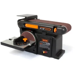WEN 6502T 4.3-Amp 4 x 36 in. Belt and 6 in. Disc Sander with Cast Iron Base