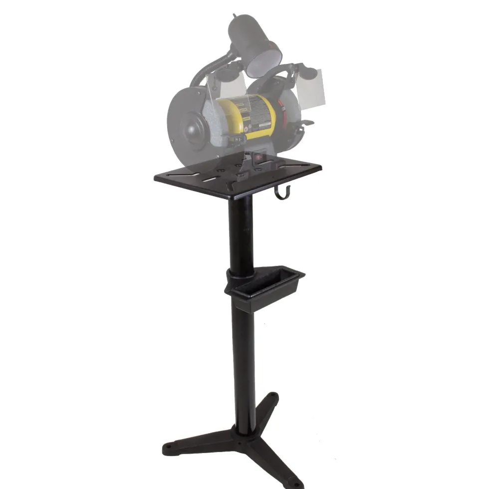 WEN 4288T Cast Iron Bench Grinder Pedestal Stand with Water Pot