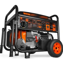 WEN TF1450X 14,500-Watt 120V/240V Tri-Fuel Generator for Gas, Propane, and Natural Gas, Transfer-Switch Ready with Electric Start, Wheel Kit, and CO Watchdog