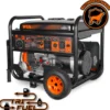 WEN TF-1450X 14,500-Watt 120V/240V Tri-Fuel Generator for Gas, Propane, and Natural Gas, Transfer-Switch Ready with Electric Start, Wheel Kit, and CO Watchdog