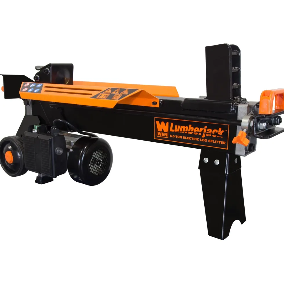 WEN 56208 6.5-Ton Electric Log Splitter with Stand