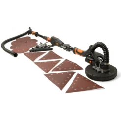 WEN 6377 Variable Speed 5-Amp Dual-Head Drywall Sander with 15-Foot Hose