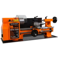 WEN 3455 Variable Speed 7 by 12 Inch Two-Direction Benchtop Metal Lathe