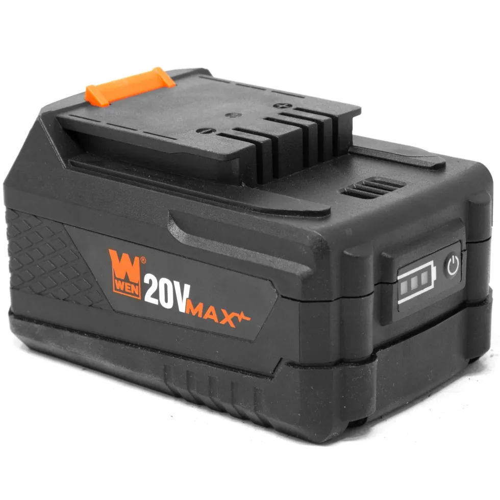 WEN 20VB25D 20V Max Starter Kit with Two 5.0 Ah Lithium-Ion Batteries and Dual Port Charger
