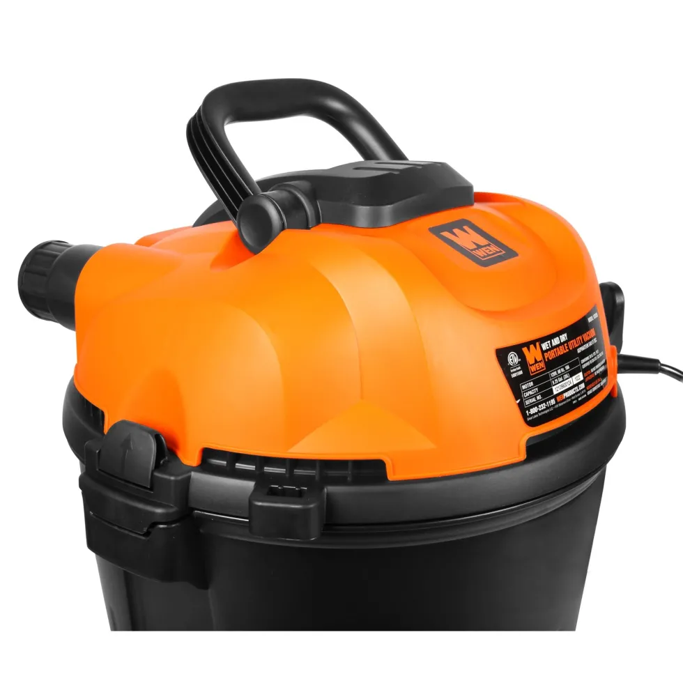 WEN VC9209 10-Amp 9.25-Gallon 6.5 Peak HP Wet/Dry Shop Vacuum and Blower with 0.3-Micron HEPA Filter, Hose, and Accessories