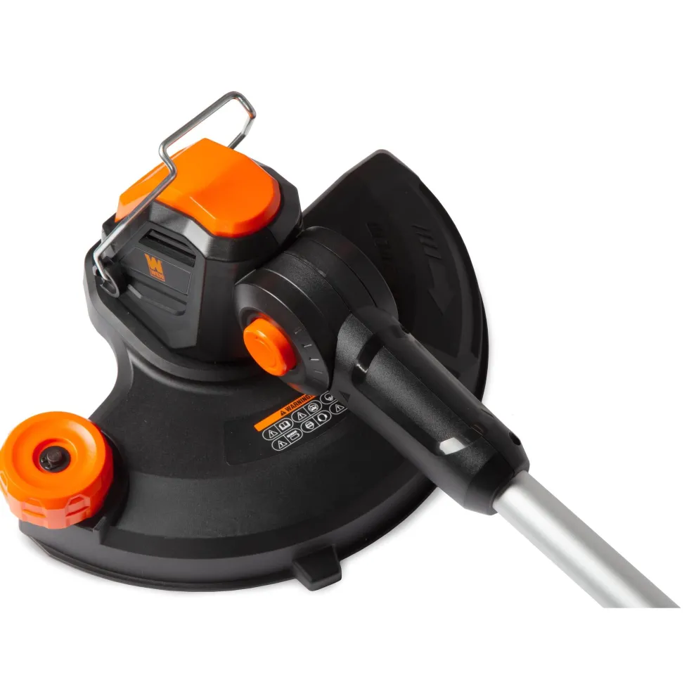 WEN 20VK2LBT 20V Max Cordless String Trimmer and Leaf Blower Combo Kit with 4Ah Battery and Charger