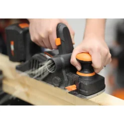 WEN 20653 20V Max Brushless Cordless 3-1/4-Inch Hand Planer with 4.0 Ah Lithium-Ion Battery and Charger