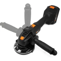 WEN 20944 20V Max Brushless Cordless 4-1/2-Inch Angle Grinder with 4.0Ah Lithium-Ion Battery and Charger
