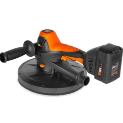 WEN 20408 20V Max Brushless Handheld Drywall Sander with 4.0Ah Battery and Charger