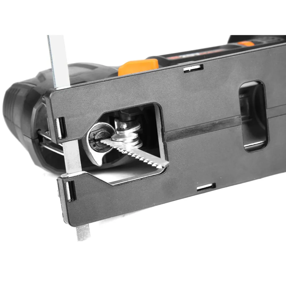 WEN 20670 20V Max Cordless Brushless Auto-Speed Jigsaw with 4.0Ah Lithium Ion Battery and Charger