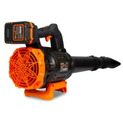 WEN 20711 20V Max Cordless Brushless Axial Leaf Blower with 4Ah Battery and Charger