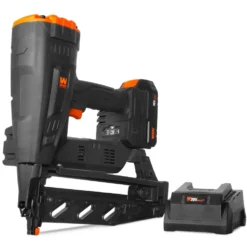 WEN 20516 20V Max Cordless Brushless 16-Gauge Brad Nailer with 2.0Ah Battery and Charger