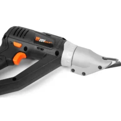 WEN 20314 20V Max Cordless Variable Speed Swivel Head Electric Metal Shear with 2Ah Lithium Ion Battery and Charger