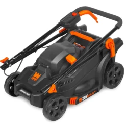 WEN 20835 20V Max 15-Inch Cordless Brushless Lawn Mower with 5Ah Battery and Charger