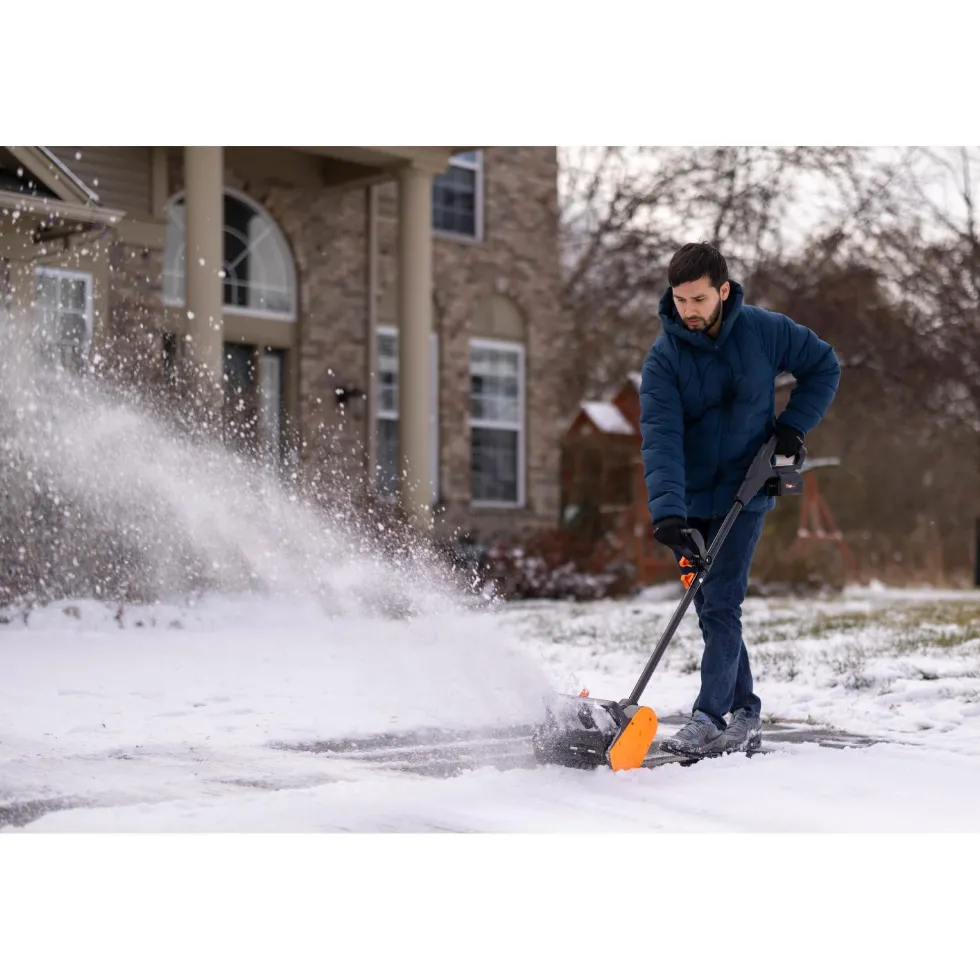WEN 20720 20V Max 12-Inch Cordless Snow Shovel with 5Ah Battery and Charger