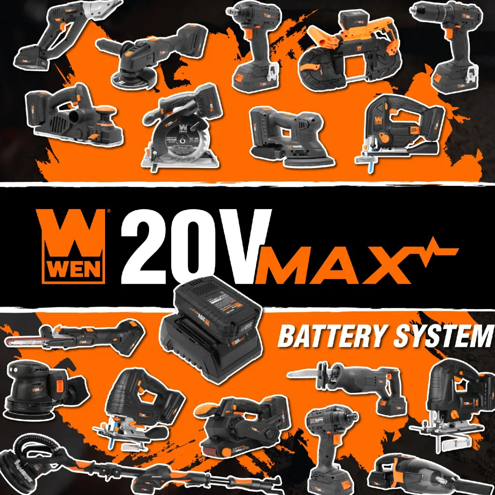 WEN 20202 20V Max Lithium-Ion 2Ah Rechargeable Replacement Battery