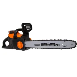 WEN 40417 40V Max Lithium Ion 16-Inch Brushless Chainsaw with 4Ah Battery and Charger