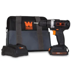 WEN 49120 20-Volt MAX Lithium-Ion Cordless Drill/Driver w/ Bits and Carrying Bag