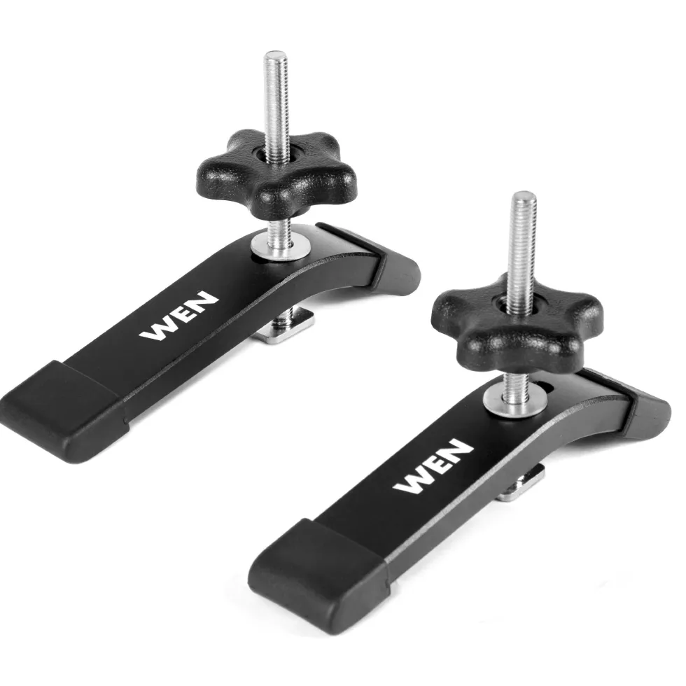WEN WAT242 24-Inch Universal T-Track, Hold Down Clamps, and Intersection Kit for Woodworking