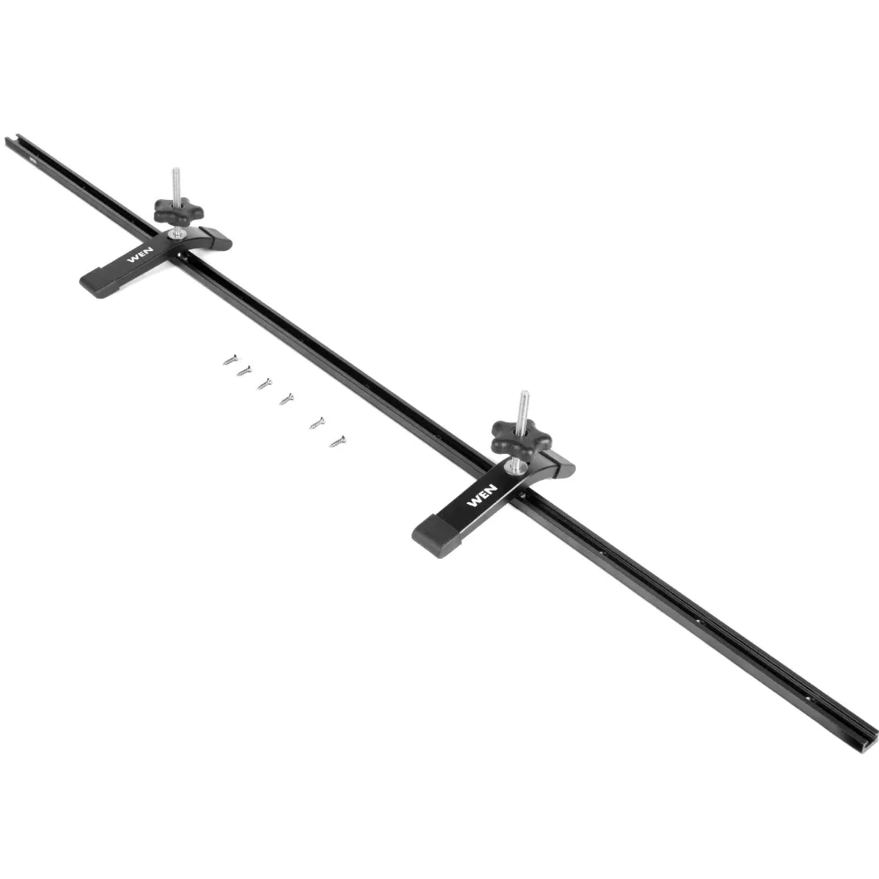 WEN WAT481 48-Inch Universal T-Track and Hold Down Clamps Kit for Woodworking