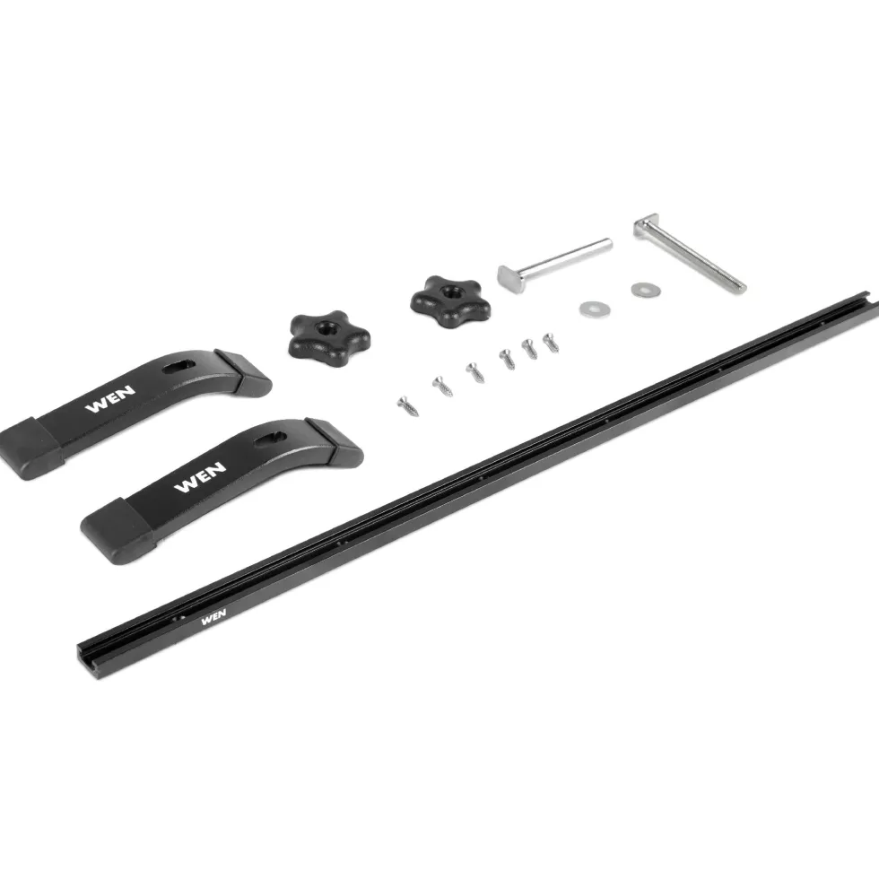 WEN WAT241 24-Inch Universal T-Track and Hold Down Clamps Kit for Woodworking